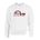 Picture of Fleece Crewneck - White - Logo Text Drop