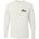 Picture of Youth Dri-Power Long Sleeve T-Shirt - White - Embroidery Text Drop