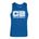 Picture of Youth Performance Tank - White - Logo Text Drop