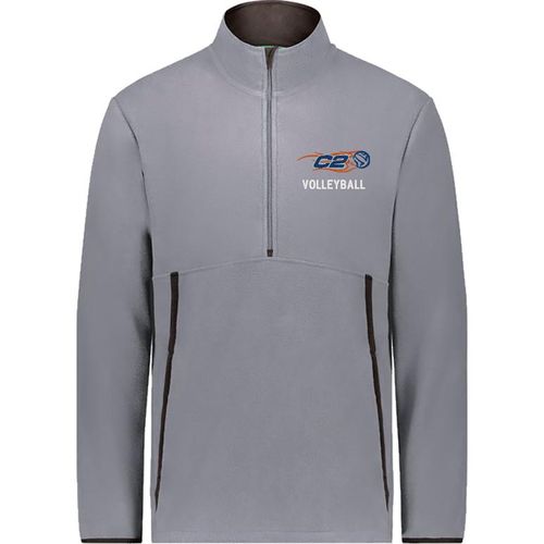 Picture of Augusta Chill Fleece 2.0 1/2 Zip Pullover - Graphite - Embroidery Text Drop