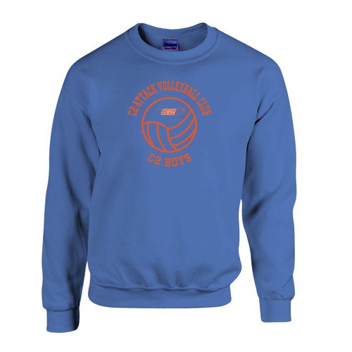 Picture of Fleece Crewneck - Royal - Sport Circle