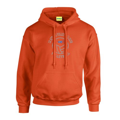Picture of Fleece Hoodie - Orange - Sport Circle