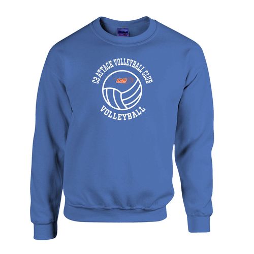 Picture of Fleece Crewneck - Royal - Sport Circle