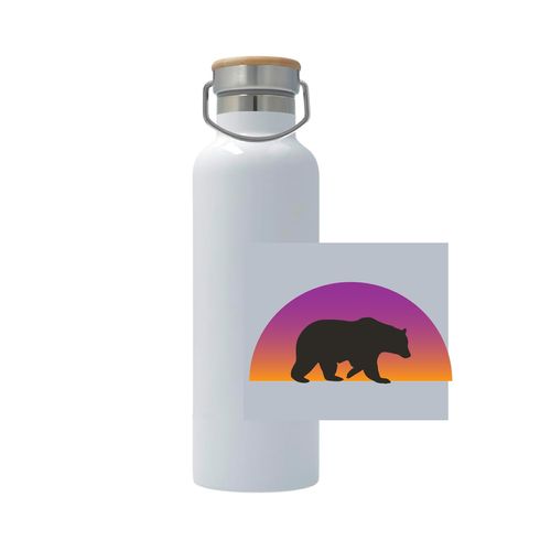 Picture of 25oz Stainless Steel Thermos - white