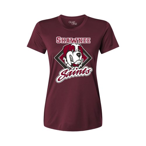 Picture of Women's Performance T-Shirt - Maroon