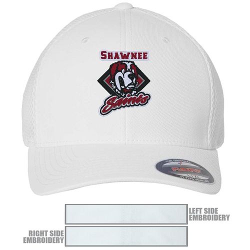 Picture of Flexfit Ultrafibre and Airmesh Cap - white