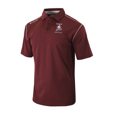 Picture of Men's Omni-Wick Shotgun Polo - Deep Maroon - Embroidery Text Drop