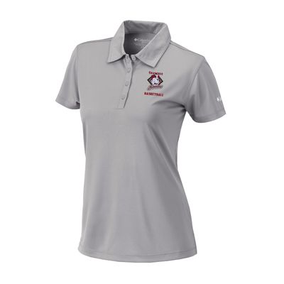 Picture of Women's Omni-Wick Birdie Polo - Cool Grey - Embroidery Text Drop