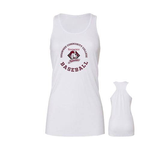 Picture of Women's Flowy Racerback Tank - White