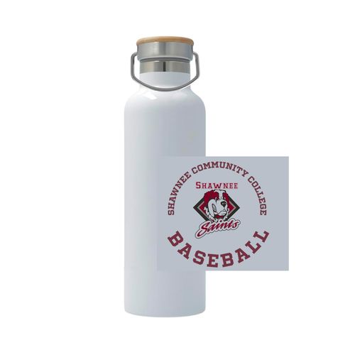 Picture of 25oz Stainless Steel Thermos - white