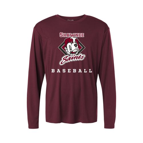 Picture of Performance Long Sleeve T-Shirt - Maroon