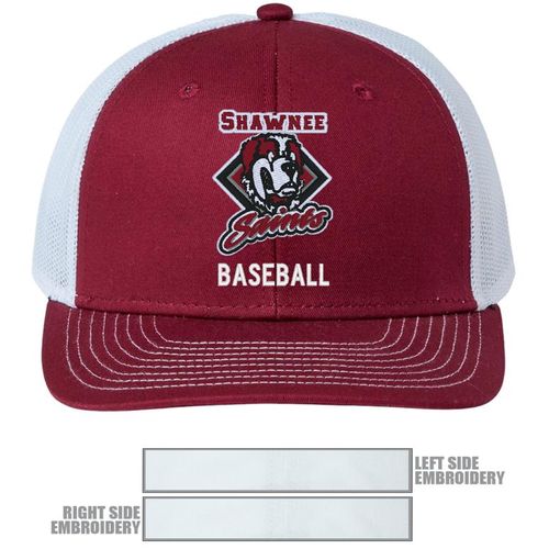 Picture of The Game Everyday Trucker Cap - Maroon/ White