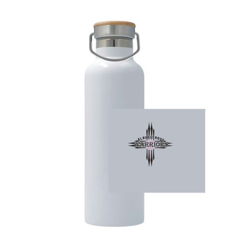 Picture of 25oz Stainless Steel Thermos - White
