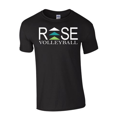 Picture of Youth Classic T-Shirt - Black - Logo Text Drop