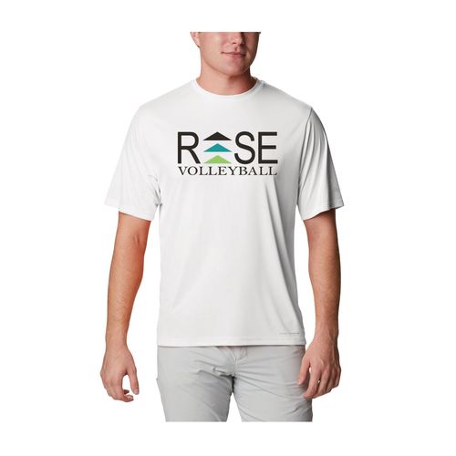 Picture of Men's Terminal Tackle Short Sleeve Shirt - White - Logo Text Drop