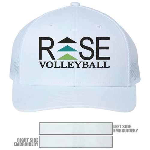 Picture of The Game Everyday Trucker Cap - White/ White - Hat Embroidery