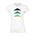 Picture of Women's Semi-Fitted Classic T-Shirt  - White - Logo Text Drop