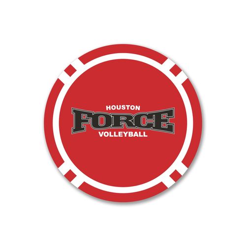 Picture of Poker Chip Ball Marker - White