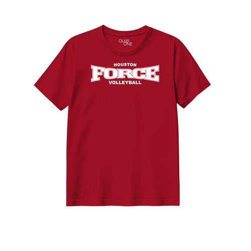 Picture of Womens Semi-Fitted Classic Tee - Red