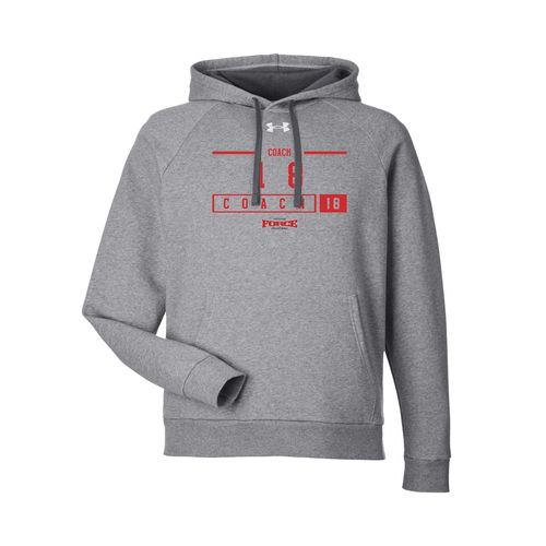 Picture of UA Rival Fleece Hooded Sweatshirt - Grey Light Heather