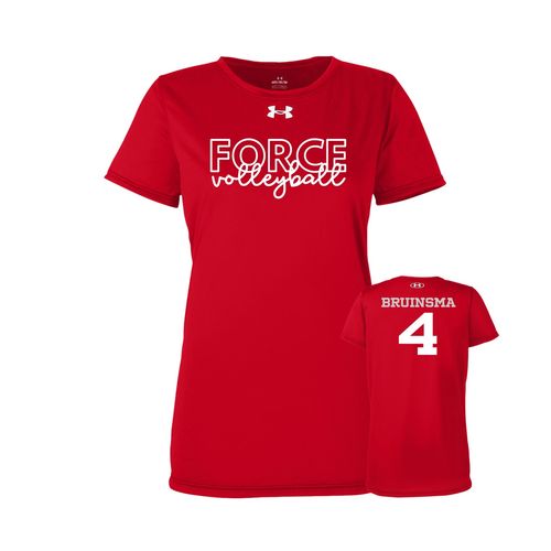 Picture of UA Womens Team Tech T-Shirt - Red