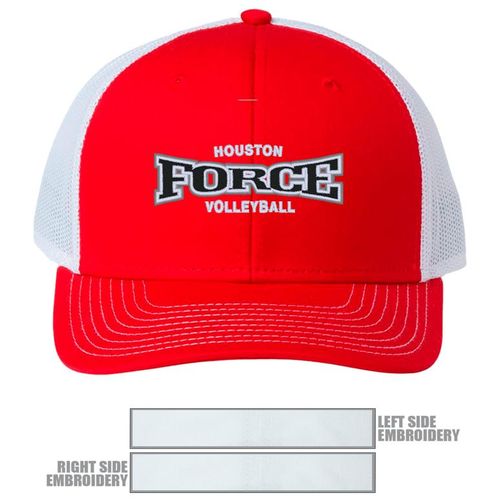 Picture of The Game Everyday Trucker Cap - red/ white