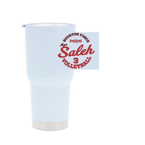 Picture of 30oz Stainless Steel Tumbler - white