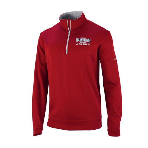 Picture of Men's Omni-Wick Wickham Hills 1/4 Zip - intense red