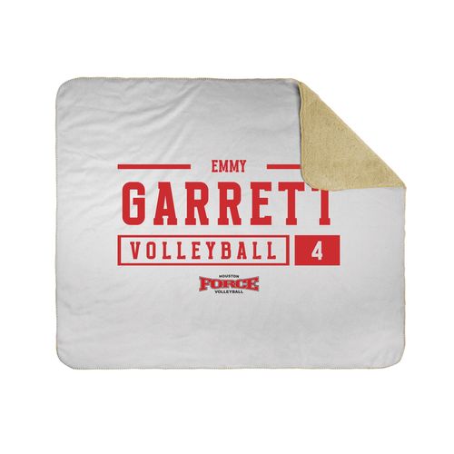 Picture of 50x60 Sherpa Lined Throw Blanket - white