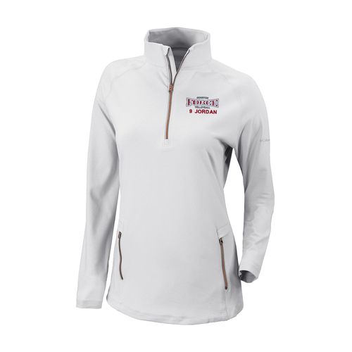 Picture of Women's Omni-Wick Outward Nine 1/4 Zip - white