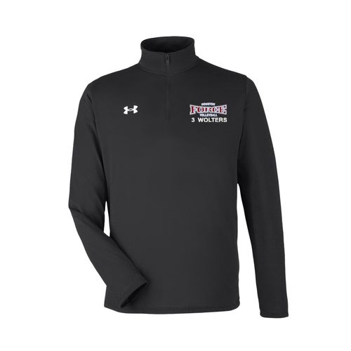 Picture of UA Team Tech Quarter-Zip Pullover - Black