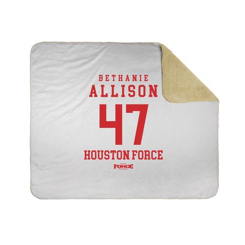 Picture of 50x60 Sherpa Lined Throw Blanket - white