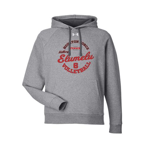 Picture of UA Rival Fleece Hooded Sweatshirt - Grey Light Heather
