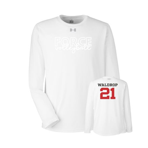 Picture of UA Team Tech Long Sleeve T-Shirt - White