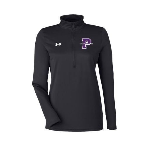 Picture of UA Womens Team Tech Half-Zip Pullover - Black