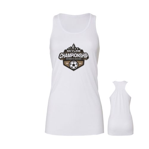 Picture of Women's Flowy Racerback Tank - white