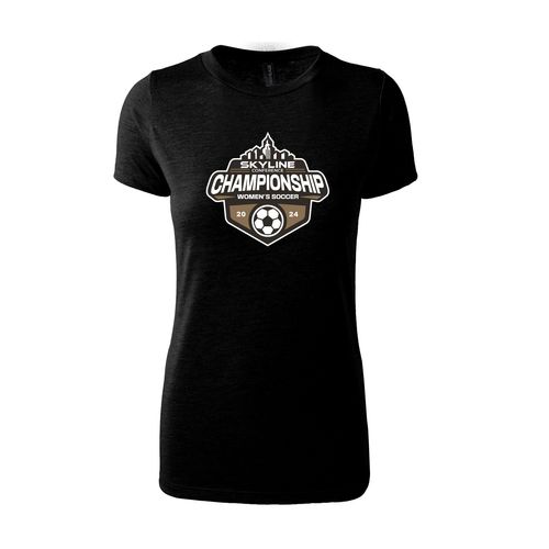 Picture of Women's Fitted Triblend T-Shirt - black