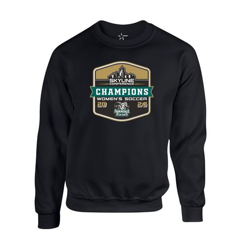 Picture of Farmingdale W Soccer 2024 CHAMPIONS - Fleece Crewneck - black
