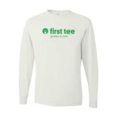 Picture of Youth Dri-Power Long Sleeve T-Shirt - White