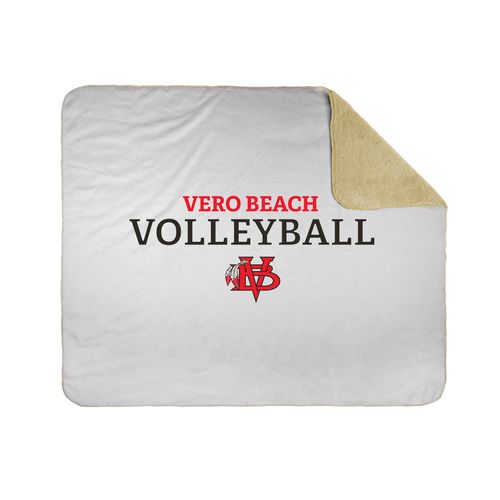 Picture of 50x60 Sherpa Lined Throw Blanket - white