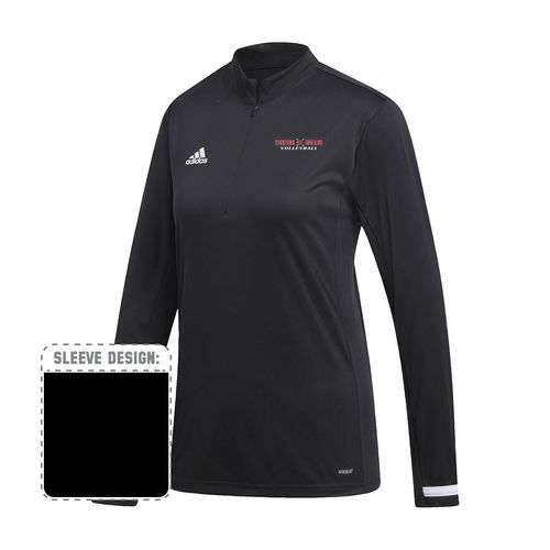 Picture of Women's Team19 1/4 Zip Long Sleeve - black