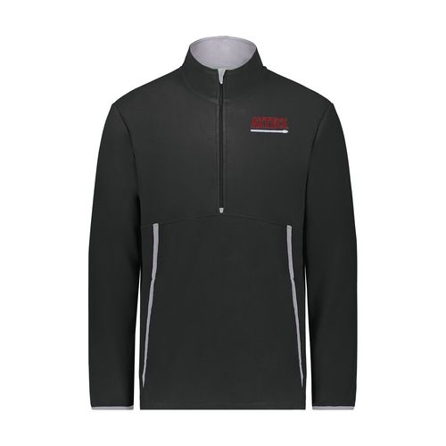 Picture of Augusta Chill Fleece 2.0 1/2 Zip Pullover - black