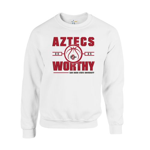 Picture of Fleece Crewneck - White