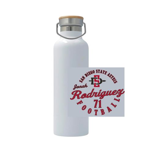 Picture of 25oz Stainless Steel Thermos - white
