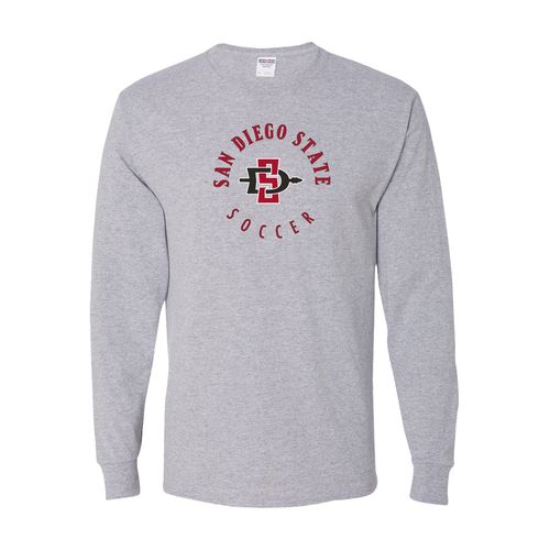 Picture of Dri-Power Long Sleeve T-Shirt - Athletic Heather