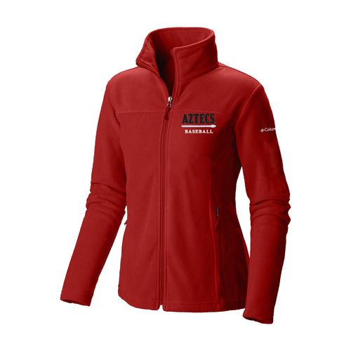 Picture of Women's Give and Go II Full Zip Fleece - intense red