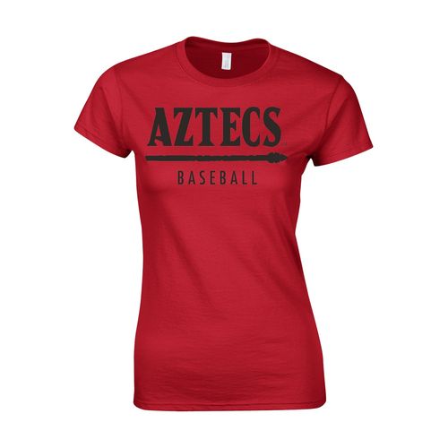 Picture of Women's Semi-Fitted Classic T-Shirt  - Red