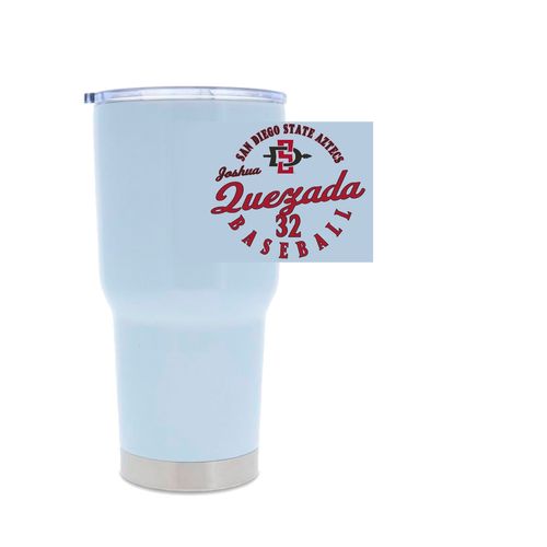 Picture of 30oz Stainless Steel Tumbler - white