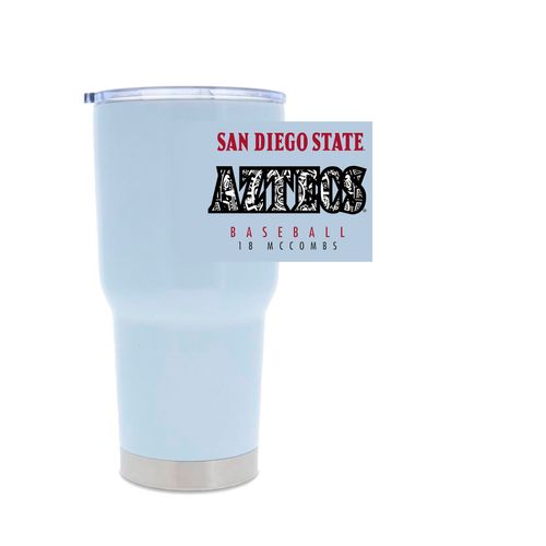 Picture of 30oz Stainless Steel Tumbler - white