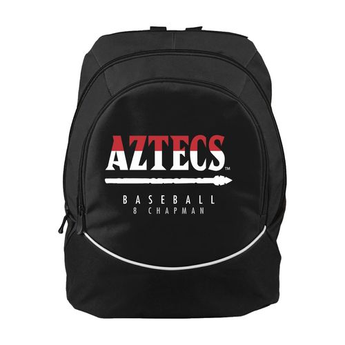 Picture of Sport-Tek Rec Backpack - black white